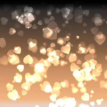 Background with a lot of hearts Stock Illustration