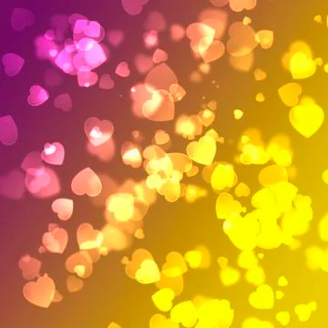 Background with a lot of hearts Stock Illustration