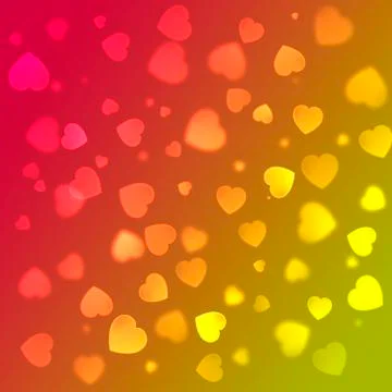 Background with a lot of hearts Stock Illustration