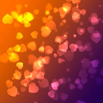 Background with a lot of hearts Stock Illustration