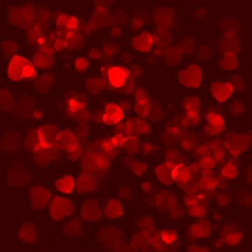 Background with a lot of hearts Stock Illustration