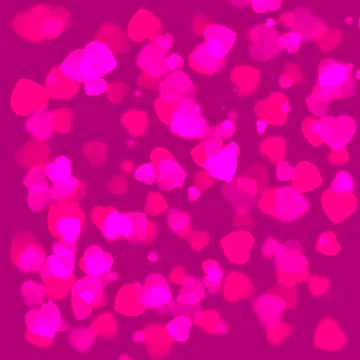 Background with a lot of hearts Stock Illustration