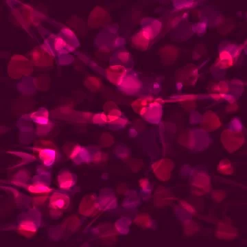Background with a lot of hearts Stock Illustration
