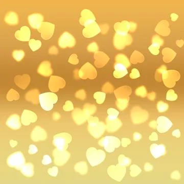 Background with a lot of hearts Stock Illustration