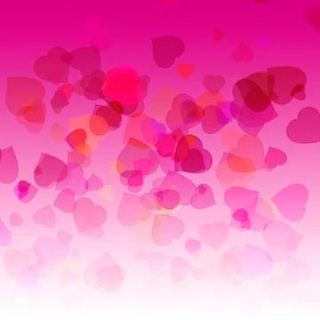Background with a lot of hearts Stock Illustration