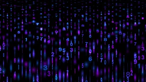 Background with lots of light spots animation Of An Abstract Computer Electronic Stock Footage 273895421