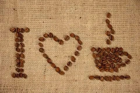 Background love design heart pattern icon coffee Stock Photos