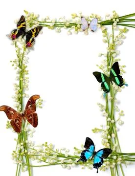 Background love frame summer pattern beautiful Illustrazione stock