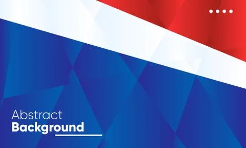 Background low poly red blue white colors Stock Illustration