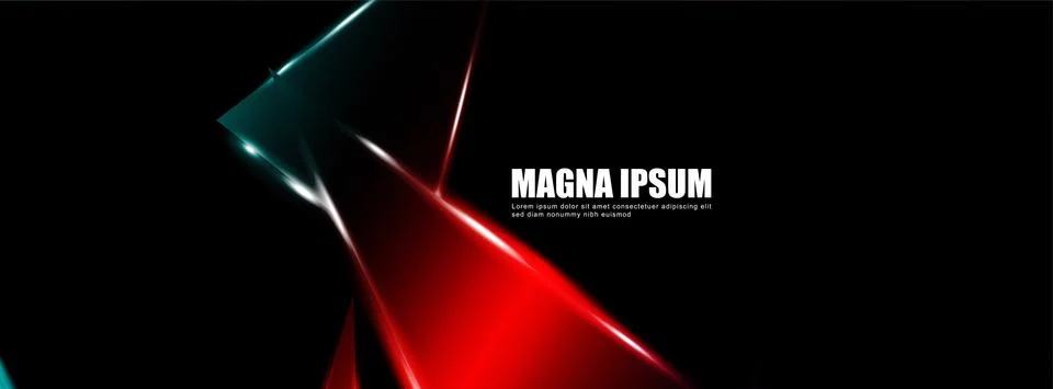 Background of a luminous triangle shape vector design banner. suitable for yo Stock Illustration