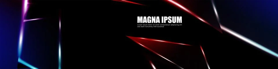 Background of a luminous triangle shape vector design banner. suitable for yo Stock Illustration