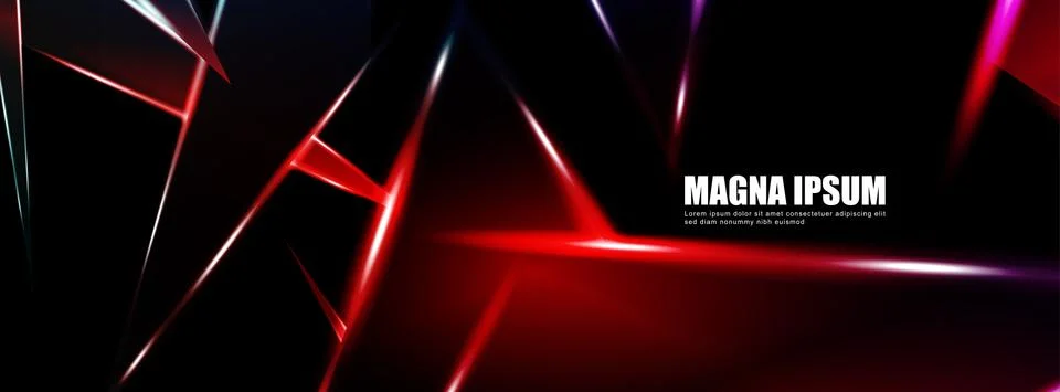 Background of a luminous triangle shape vector design banner. suitable for yo Stock Illustration