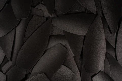Background luxury feathers black Background for text or logo and poster Foto stock