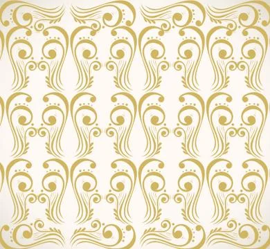 Background of luxury gold decorative elements Stock Illustration