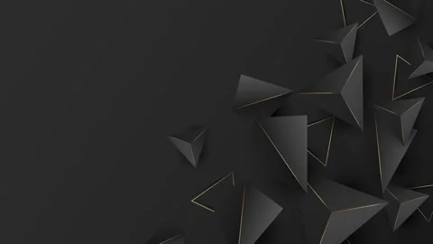 Background luxury minimalist triangle style design Stock Footage 243634322