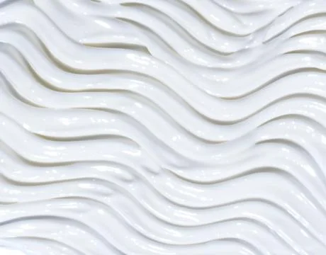 Background macro texture with white cream. Foto stock