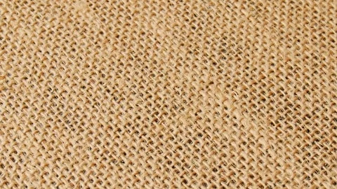 Background made of burlap rotates close-up. Stock Footage 328441189