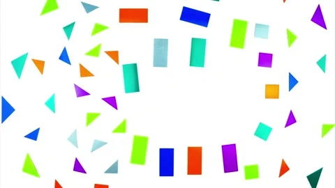 Background made up of colored parts. stop motion 動画素材 140759743