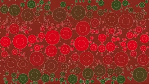 Background Made of a Gradient and Double Round Shapes Stock-Illustration