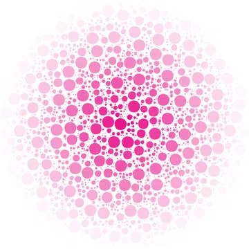 Background Made of a Gradient and Round Shapes Иллюстрация