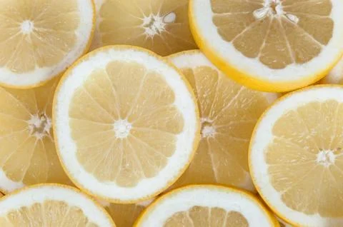 Background made of grapefruit slices Stock Photos