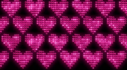 Background made of hearts Stock Footage 45263405