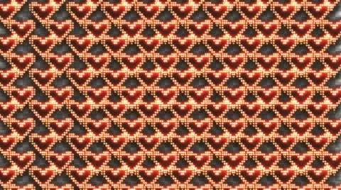 Background made of hearts Vidéo 55760419
