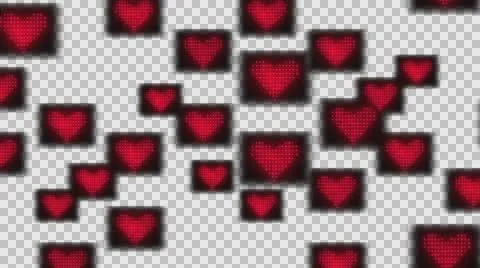 Background made of hearts Stock Footage 56678937