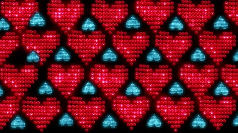 Background made of hearts Stock Footage 61509572