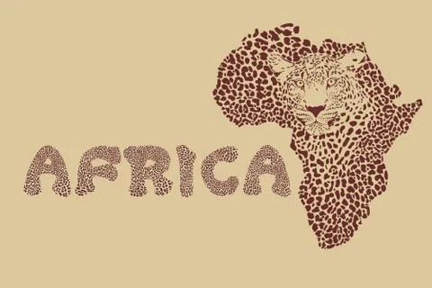 Background made of a leopard motif 스톡 일러스트