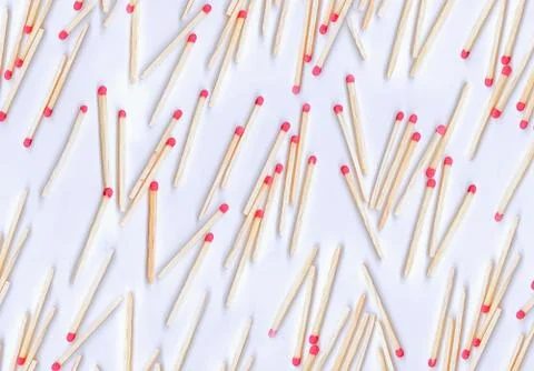 Background made of matches Foto stock