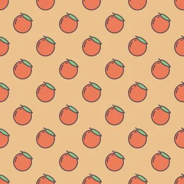 Background made of oranges Stock Illustration
