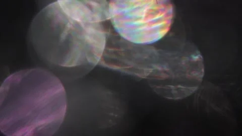 Background made of prismatic bokeh light effect and other large glowing colors 動画素材 318919647