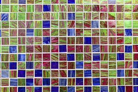 Background made of some glittering mosaic tiles Stock Illustration