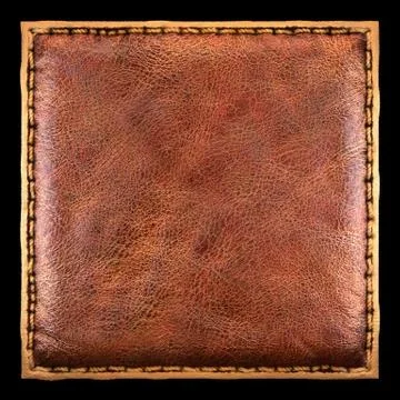 Background made of squared leather. 3D 스톡 일러스트