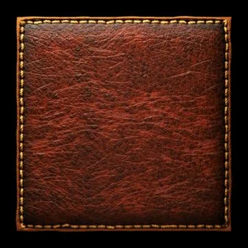Background made of squared leather. 3D Stock Illustration
