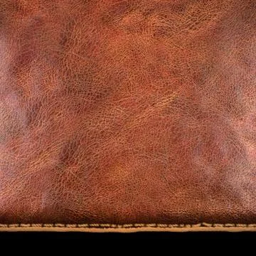 Background made of squared leather. 3D Stock Illustration