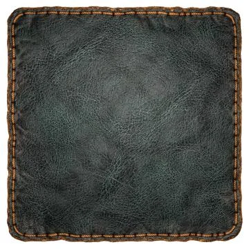 Background made of squared leather. 3D Stock Illustration