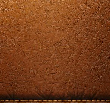 Background made of squared leather. 3D Stockillustratie