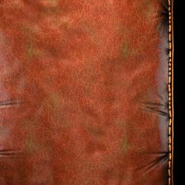 Background made of squared leather. 3D Stock Illustration
