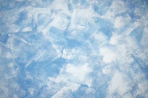 Background made with a texture of a blue wall Stock Photos