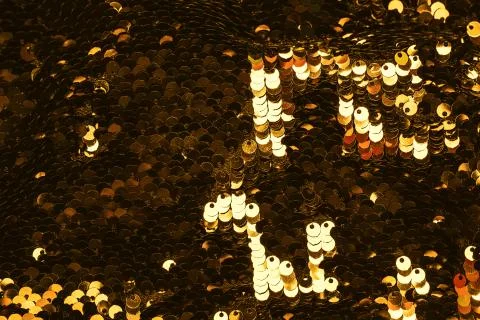 Background made of two-sided sequins Stock Photos