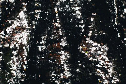 Background made of two-sided sequins Foto stock