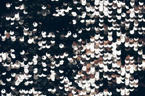 Background made of two-sided sequins Stock Photos