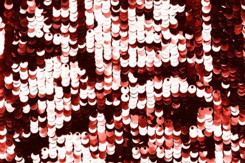 Background made of two-sided sequins Stock Photos