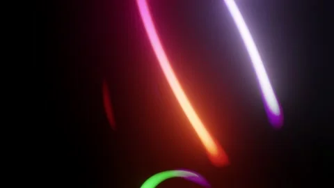 Background With Magic Glow Elements Stock Footage 163239436