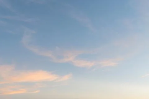 Background with magic of the sky and clouds at sunrise and sunset Stock Photos