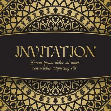 Background with mandala Stock Illustration