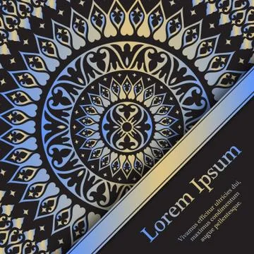 Background with mandala Stock Illustration