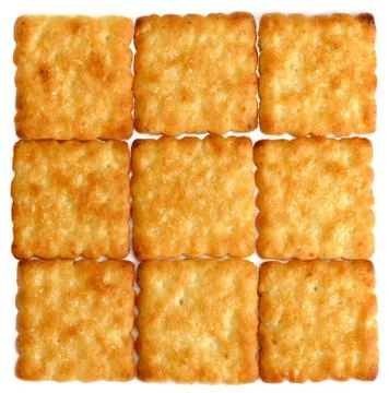 Background from many crackers Stock Photos